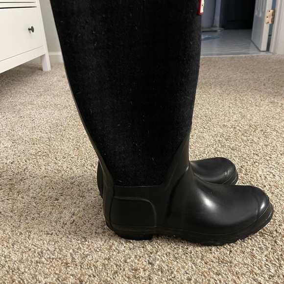 Hunter Arlen Plaid Rain Boots size 7 - Picture 3 of 4